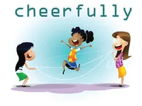 Definition of the word <b>cheerfully</b>