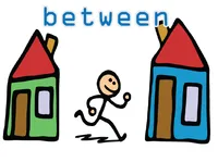 Definition und Aussprache von between