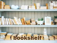 Definition & pronunciation of <strong>bookshelf</strong>