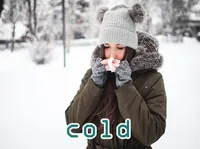 Definition und Aussprache von cold