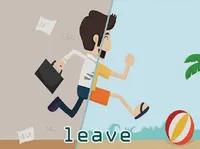 Definition und Aussprache von leave