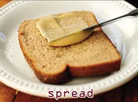 Definition und Aussprache von <strong>spread</strong>