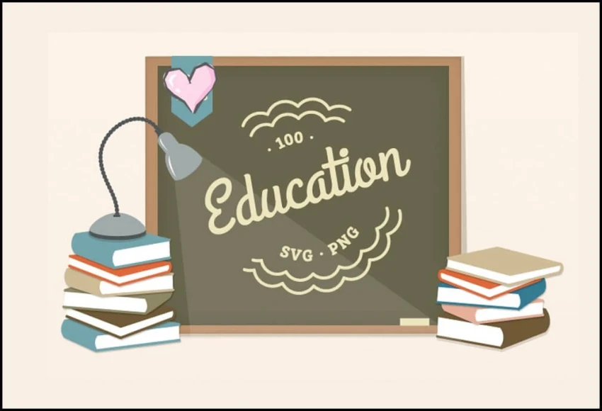 Set of 60 English vocabulary on educational topics