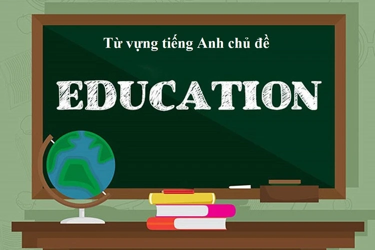 Set of 60 English vocabulary on educational topics